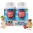 Vertigo Relief Product & NonDrowsy Motion Sickness Pills: Nausea and Dizziness, Ginger & Grape Seed Formula, Inner Ear Balance, Car, Cruise & Travel Essential, Stomach Support (80 Count - Pack of 2)