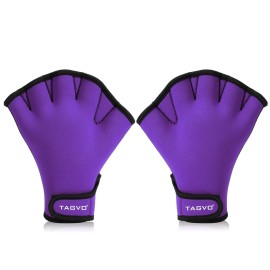 TAGVO Aquatic Gloves for Helping Upper Body Resistance, Webbed Swim Gloves Well Stitching, No Fading, Sizes for Men Women Adult Children Aquatic Fitness Water Resistance Training