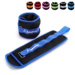 Inhomest Ankle Weights, 4 LB Pair (2 LB Each Weight) Wrist Arm Leg Weights for Women Men Kids for Strength Training, Jogging, Gym Workout, Aerobics, Physical Therapy, Blue