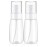 TOSERSPBE Spray Water Bottle Hair Mister, Fine Mist Stylist Sprayers 360 Empty Small Misting Spritzer, Perfume Atomizer with Pump Clear Containers 2PCS/2oz