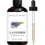 Brooklyn Botany Lavender Essential Oil - Huge 4 Fl Oz - 100% Pure and Natural - Premium Grade with Dropper - for Aromatherapy and Diffuser