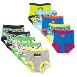 DC Comics Toddler Potty Training Pants with Superman, Batman & Wonder Woman With Success Chart & Stickers