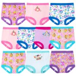 Disney Unisex Baby Princess Potty Pants Multipack and Toddler Training Underwear, Printraining10pk, 2T US