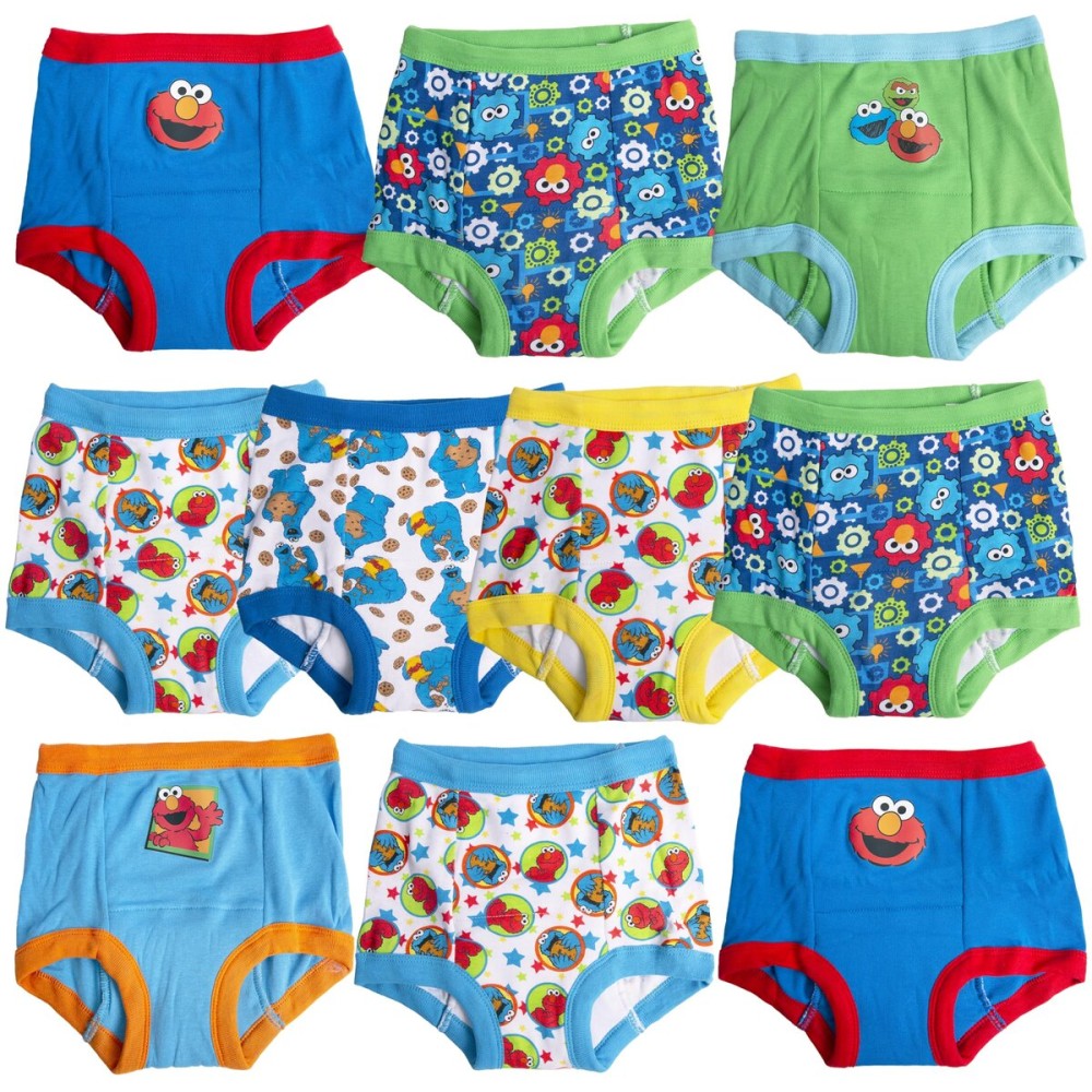 Potty Training Pants with Elmo, Cookie Monster, Big Bird + Stickers & Success Chart