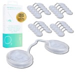 O2 Nose Filters with 3M Filtration - Nasal Screens for Allergies, Dust & Smoke - Drug-Free & Latex-Free Nose Filters - Invisible Allergy Protection (Large x 20)