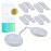 O2 Nose Filters with 3M Filtration - Nasal Screens for Allergies, Dust & Smoke - Drug-Free & Latex-Free Nose Filters - Invisible Allergy Protection (Large x 20)