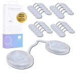 O2 Nose Filters with 3M Filtration - Nasal Screens for Allergies, Dust & Smoke - Drug-Free & Latex-Free Nose Filters - Invisible Allergy Protection (Medium x 20)