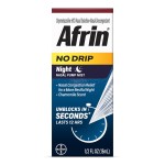Afrin No Drip Night Pump Nasal Mist - Fast and Powerful Relief from Nasal Congestion, Chamomile, 0.5 Fl Oz (Pack of 1)