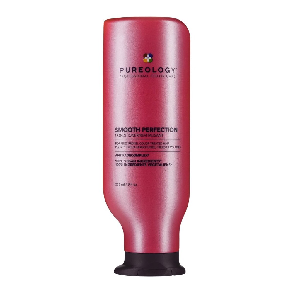 Pureology Smooth Perfection Conditioner - For Frizzy and Color Treated Hair, Detangles & Controls Frizz, Sulfate-Free & Vegan, 9 Fl Oz