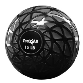 Yes4All Slam Balls, 10-40lb Medicine Ball Weight, Durable PVC Sand Filled Workout Dynamic Medicine Ball for Core Strengthen