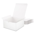 MALICPLUS 30 White 8x8x4 Inches Gift Boxes with Lids for All Occasions, Celebratory Events