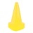 Fragraim 9 Inch Plastic Training Traffic Cones, Sport Cones, Agility Field Marker Cones for Soccer Basketball Football Drills Training, Outdoor Activity or Events - 10 Pack, Yellow