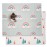 JumpOff Jo Baby Play Mat - Large Folding Foam Play Mat for Infants, Babies, Toddlers, Waterproof, Double-Sided (70 x 59) - Woodland Rainbow