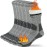 Buttons & Pleats Wool Socks for Men Women Merino Thermal Warm Cozy Winter Fuzzy Boot Sock Charcoal SM