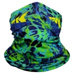 KastKing Sol Armis Neck Gaiter - UPF 50 Face Mask - UV Sun Protection Gaiter Sun Mask for Men & Women, Fishing, Hiking, Kayaking Mask, Prym1 Camo, I: Prym1 Blue Tang