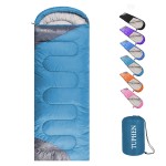 tuphen- Sleeping Bags for Adults Kids Boys Girls Backpacking Hiking Camping Microfiber Liner, Cold Warm Weather 4 Seasons Winter, Fall, Spring, Summer, Indoor Outdoor Use, Lightweight & Waterproof