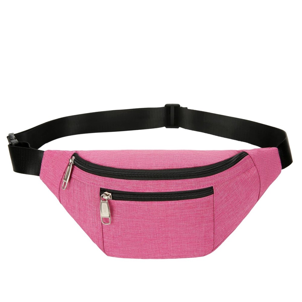 Fanny Pack for Men & Women, Fashion Waterproof Waist Packs with Adjustable Belt, Casual Bag Bum Bags for Travel Sports Running. (Pink)