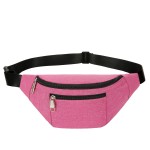 Fanny Pack for Men & Women, Fashion Waterproof Waist Packs with Adjustable Belt, Casual Bag Bum Bags for Travel Sports Running. (Pink)