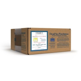 Dead Sea Warehouse - Dead Sea Salts for Soaking - 100% Dead Sea Mineral Bath Salts - Great for Soothing Muscles Aches, Relaxation, Alleviate Skin Issues - Unscented - 18.5 LBS