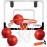 SUPER JOY Pro Indoor Mini Basketball Hoop Over The Door - Wall Mounted with Complete Accessories - Basketball Toy for Kids & Adults