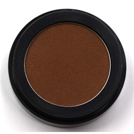 Pure Ziva Brazilian Brown Cinnamon Chestnut Bronze Pressed Powder Single Vegan Eyeshadow; Talc, Paraben & Cruelty Free