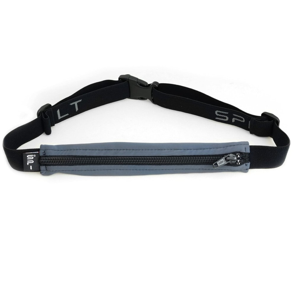 SPIbelt Running Belt for Women Men, Phone Holder for Running, Running Fanny Pack, Holder for Phone, Running Waist Pack, Adjustable Waist, [Fits All Phones]. Anthracite with Black Zipper