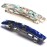 2PCS French Design Hair Barrette Tortoise Shell Celluloid Rectangle Hair Clips for Women
