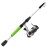 Zebco Roam Spinning Reel and Telescopic Fishing Rod Combo, Extendable 19-Inch to 6-Foot Telescopic Fishing Pole with ComfortGrip Rod Handle, Instant Anti-Reverse Fishing Reel, Green