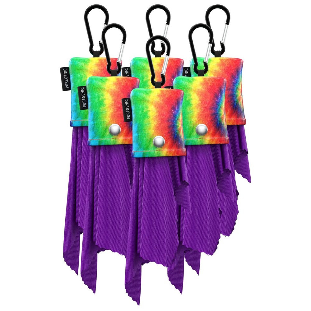 Microfiber Cloth & Glasses Wipes (6 Pack) Lens & Glasses Cleaning Cloth - Eye Glass Clean Cloths - Eyeglass Cleaning Cloth - Glass Cleaning Cloth - Camera Lenses & Gadget Delicate Screens - Tie Dye