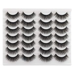 Newcally Lashes Fake Eyelashes Long Dramatic Thick Volume Faux Mink Eye Lashes 14 Pairs Pack