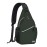 MOSISO Sling Backpack, Multipurpose Crossbody Shoulder Bag Travel Hiking Daypack, Midnight Green, Medium