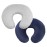 OWLOWLA 2Pack Nursing Pillow Cover Grey&Navy Nursing Covers Set Breastfeeding Pillow Slipcover Fits Naked Nursing Pillow for Baby Boy Girl(Silver Gray/Navy)