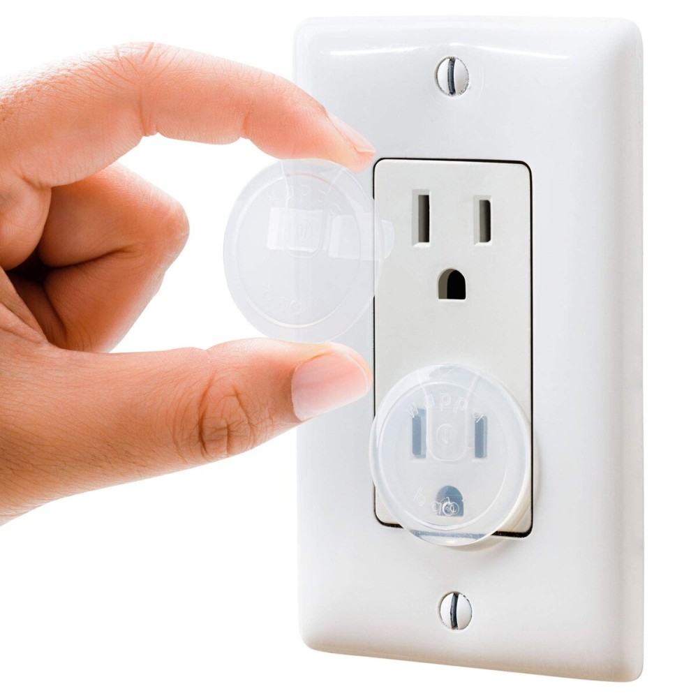 Clear Outlet Covers (32 Pack) Value Pack - Baby Safety Outlet Plug Covers - Durable & Steady - Child Proof Your Outlets Easily