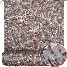 Yeacool Camo Netting Party Camouflage Netting Mesh Military Surplus Hunting Blind Net for Military Theme Party Decorations Backdrop Sunshade Car Cover Camping Shooting (Dry Grass, 10ftx13ft, 3m*4m)