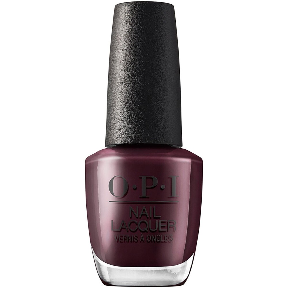 OPI Nail Lacquer Complimentary Wine | Opaque Dark Red Crme Chip Resistant Nail Polish | Muse of Milan Collection