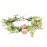 Floral Fall Camellia Flower Crown Rose Headpiece Wedding Bridal Flower Girl Halo Maternity Photo Props FL-03 (Camellia Baby Pink)
