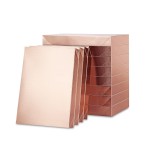 ROSEGLD 12 Gift Boxes with Lids - 11x8.5x1.5 Inches, Apparel Gift Boxes in Glossy Rose Gold with Grain Texture