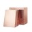 ROSEGLD 12 Gift Boxes with Lids - 11x8.5x1.5 Inches, Apparel Gift Boxes in Glossy Rose Gold with Grain Texture