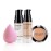 Waterproof Full Coverage Concealer with Primer Sponge Set, Smooth Matte Flawless Creamy Liquid Foundation Corrector Makeup Kit Face Eye Dark Circles Spot Acne Scar Covers (0.2Fl, Color: 3.5-MEDIUM)