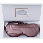 ZIMASILK Adjustable 100% 22 Momme Mulberry Silk Sleep Mask for Sleeping, Filled with Premium Mulberry Silk, Softest & Breathable Eye Sleeping Mask (Plum Wine)