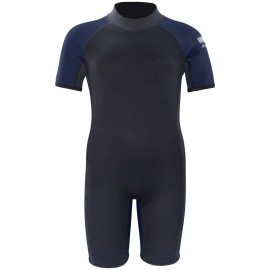 Dark Lightning Kids Wetsuit for Boys and Girls, 3mm Shorty Neoprene Thermal Swimsuit, Wet Suits Size 4-14 Cover Infant/Baby/Toddler/Junior/Youth