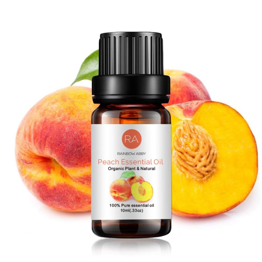 Peach Essential Oil 100% Pure Oganic Plant Natrual Flower Essential Oil for Diffuser Message Skin Care - 10ML