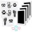 4-Pack Baby Inkless Hand and Footprint Kit Paw Nose Print Kit for Dogs Cats Pets Clean Touch Ink Pad for Baby Pets Newborn Keepsake Mess-Free Ink Pad