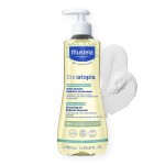 Mustela Stelatopia Eczema-Prone Skin Cleansing Oil - Baby Body Wash with Natural Avocado & Sunflower Oil - Family Skin Care Essentials - EWG Verified - Fragrance-Free & Tear Free - 16.9 fl. oz.