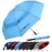 G4Free 62inch Portable Golf Umbrella Automatic Open Large Oversize Vented Double Canopy Windproof Waterproof Sport Umbrellas(Sky Blue)