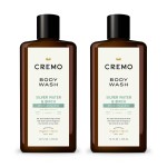 Cremo Rich-Lathering Silver Water & Birch Body Wash, A Revitalizing Combination of Glacier-Fed Streams and White Birch 16 Fl Oz (2-Pack)