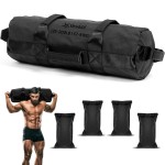 Yes4All Sandbags for Working Out, Unfilled Adjustable Sand Bags for Weight Training with Handles, Multiple Colors & Sizes 5-200lbs