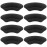 Makryn Premium Heel Pads Inserts Grips Liner for Men Women,Back of Heel Protectors Cushions Prevent Too Big Shoe from Slipping,Blisters,Filler for Loose Shoe Fit (Black 4Pairs)