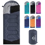 oaskys Camping Sleeping Bag - 3 Season Warm & Cool Weather - Summer Spring Fall Lightweight Waterproof for Adults Kids - Camping Gear Equipment, Traveling, and Outdoors