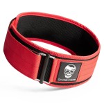 Gymreapers Quick Locking Weight Lifting Belt for Men Gym Belt for Powerlifting Deadlift Belt with 4 Inch Neoprene Metal Buckle Back Support Weightlifting Belt Women (Red, Small)